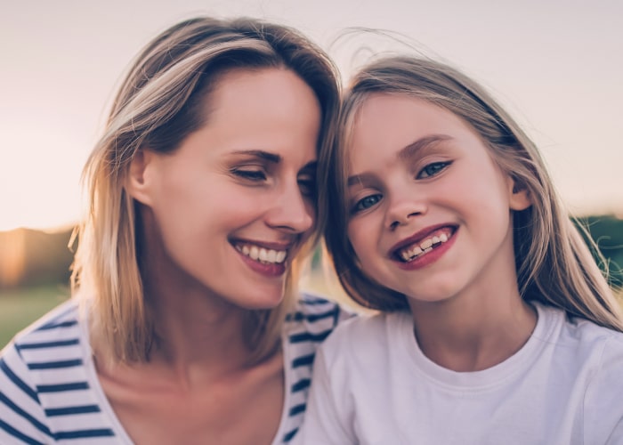 mother and daughter photo